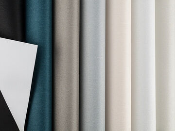 Tissu de protection solaire, Blackout  Flocké 11201